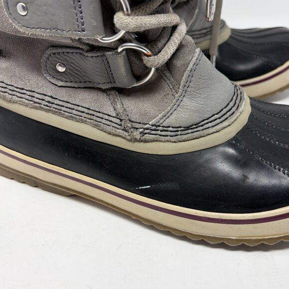 Sorel Joan of Arctic tall boots grey 11 women suede waterproof faux fur - Picture 5 of 14